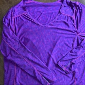 Women's Purple Long Sleeve Top